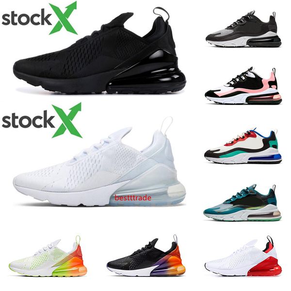 

stock x react men women running shoes triple black white p blue summer gradients bauhaus sea green reggae mens trainer sport sneaker