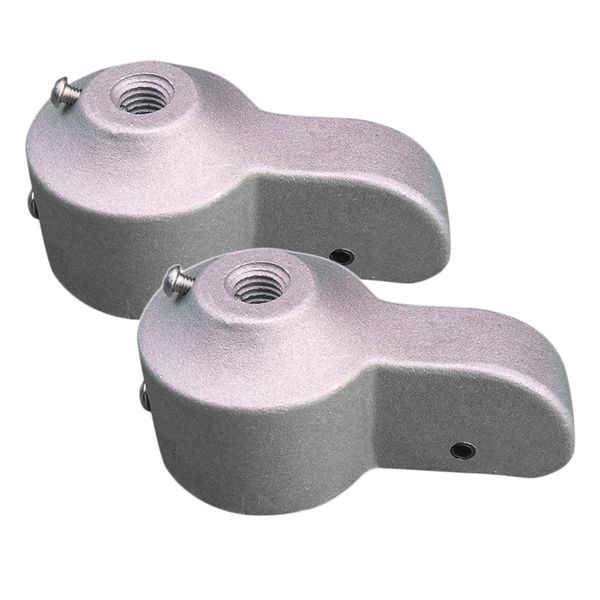 

2pcs flagpole stationary truck pulley 2'' outside diameter cap style