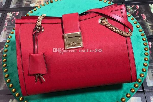 

5a quality 479197 35cm padlock medium canvas/signature leather shoulder bag for women with dust bag dhl ing