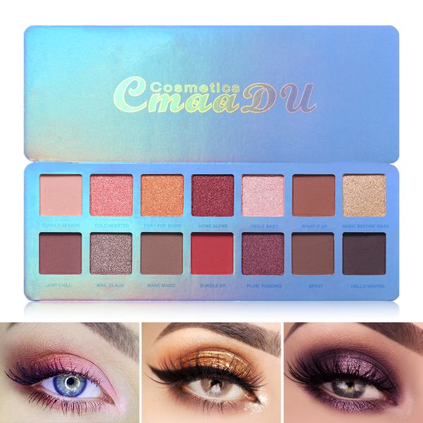 

14 colors eye shadow waterproof eye shadow palette powder matte eyeshadow pigment cosmetic makeup eyeshadow pallete