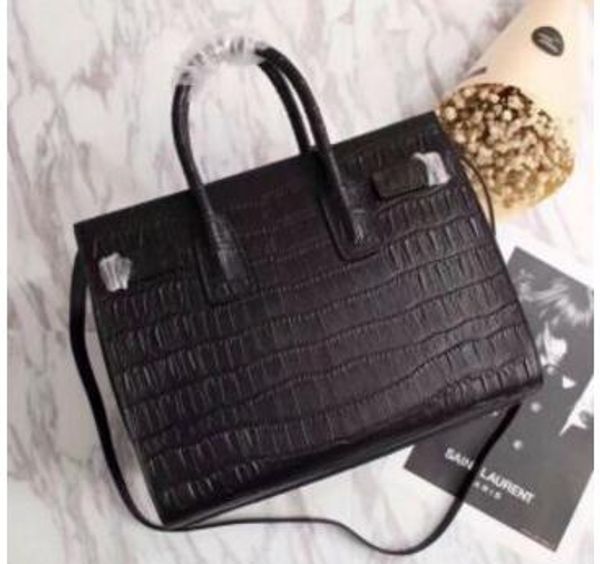 

good quality real leather fashion women genuine leather handbag crocodile grain sac de jour shoulder bag 324823 handbags bags