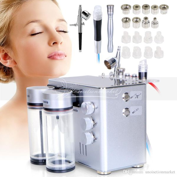 

New arrived 3 in 1 hydro diamond dermabra ion black head water peeling facial kin rejuvenation beauty machine
