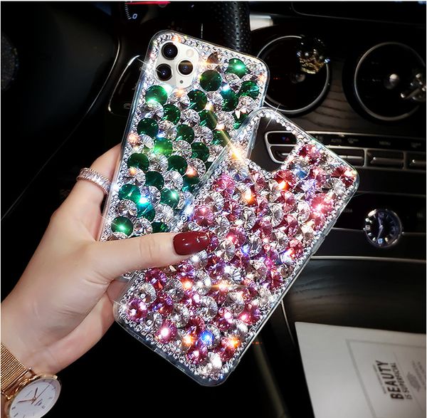 

new 2020 для iphone6-11 pro max 100% силикон шинни diamond роскошная конструкция корпуса полное тело protector 4colours соответствовали случ