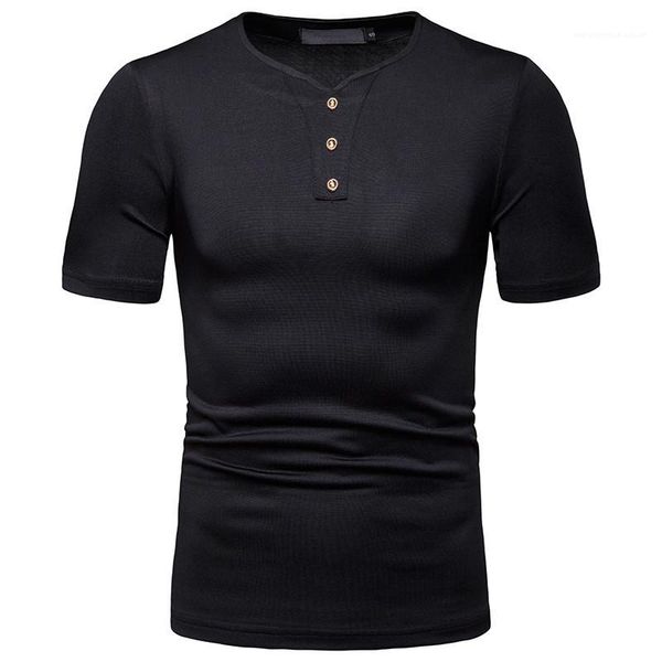 

shirts homme men solid color collar fashion clothes summer mens designer clothing v neck short sleeved polo, White;black