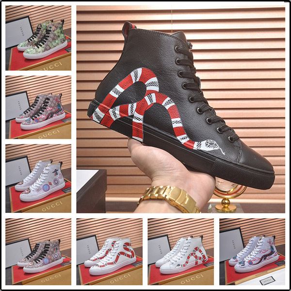 

19sw men breathable casual shoes classic sneakers pu leathable slip on male chaussures winter high-shell couples of student shoes, Black