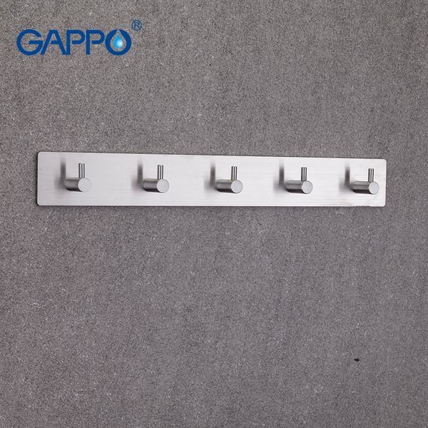 

gappo robe hooks 5 clothes hook stainless steel hooks wall mount tower holder bathroom wall mount multi-functional towel hanger