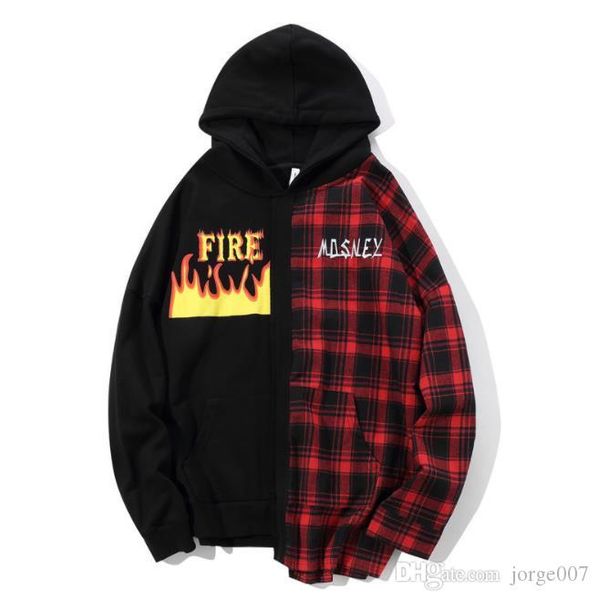 

fashion mens jackets autumn oversize casual hit color hoodies japanese original printing casual color matching jacket designer thin coat, Black
