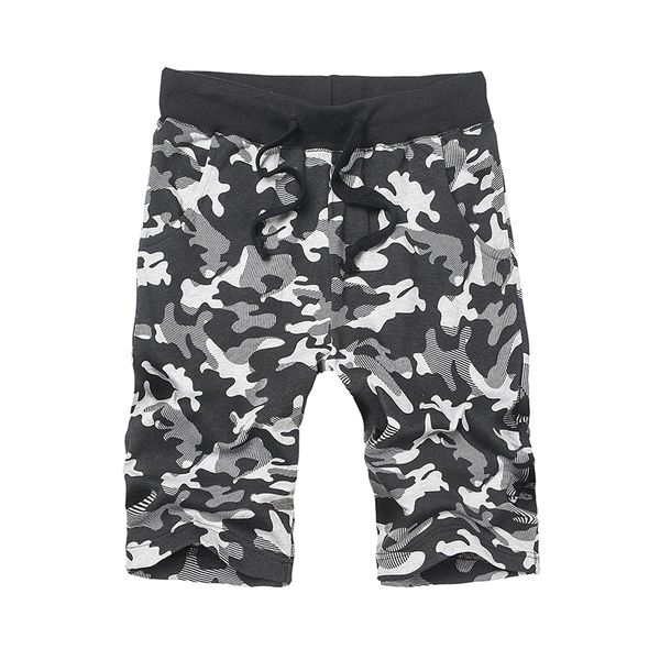 

new summer cargo shorts men loose mens casual modis short masculino camouflage elastic waist clothing camo men short pants m-8xl, White;black