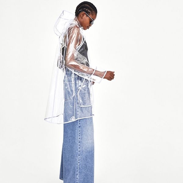 

прозрачное long rain coat женщины ветровка пластиковые дождевик женщины куртки кемпинг chaqueta mujer пончо непроницаемый 5r030