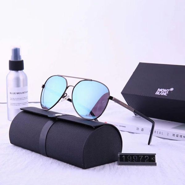 

luxury sunglasses designer sunglasses fashion brand mb19972 for man glasses driving uv400 adumbral with box superior quality, White;black