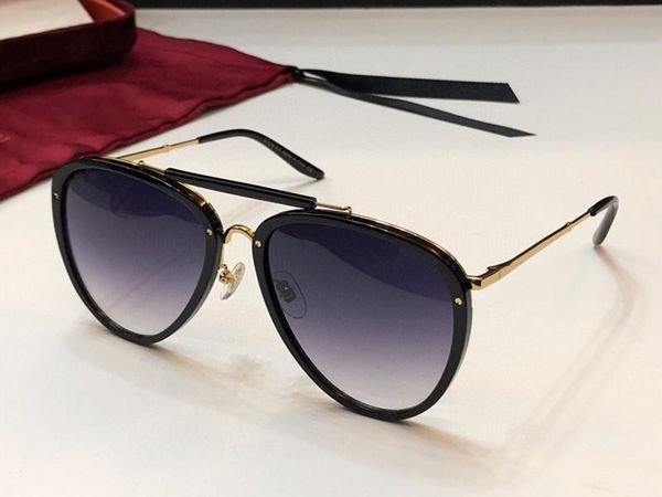 

popular 0672s designer sunglasses pilot summer style 0672 rectangle full oval frame uv protection glasses come with case, White;black