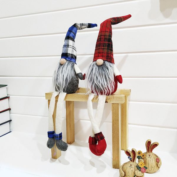 

long leg sitting tomte christmas navidad gnome doll decorations tablesanta ornaments present christmas decorations for home