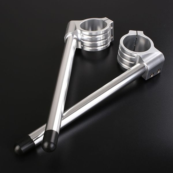 

1pair universal aluminium alloy motorbike cnc fork tube adjustable clip-on handlebars 31/32/33/35mm jld