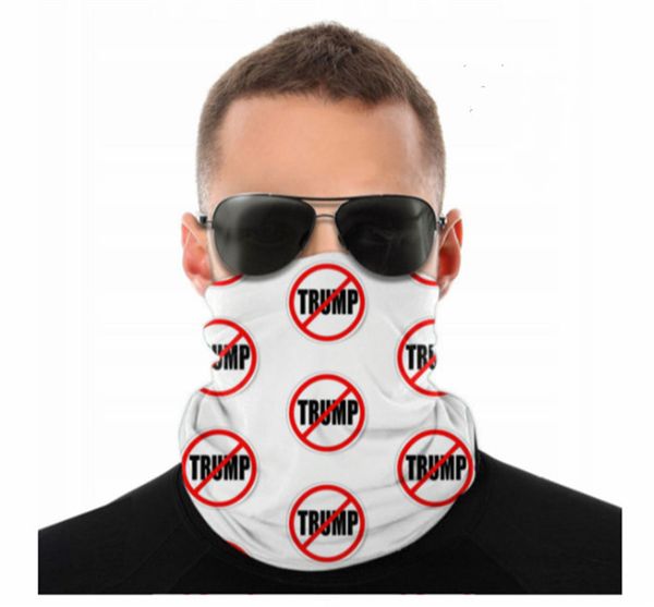 

not 2020 usa donald trump seamless neck gaiter shield scarf bandana face masks uv protection for motorcycle cycling riding running headbands, Black