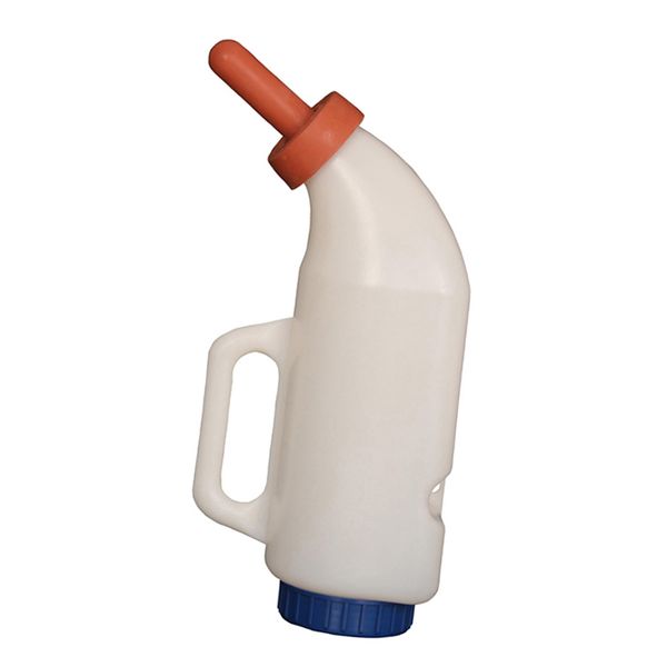

2l/4l calf milk bottle hand rearing poddy teat weaning feeder milking farm