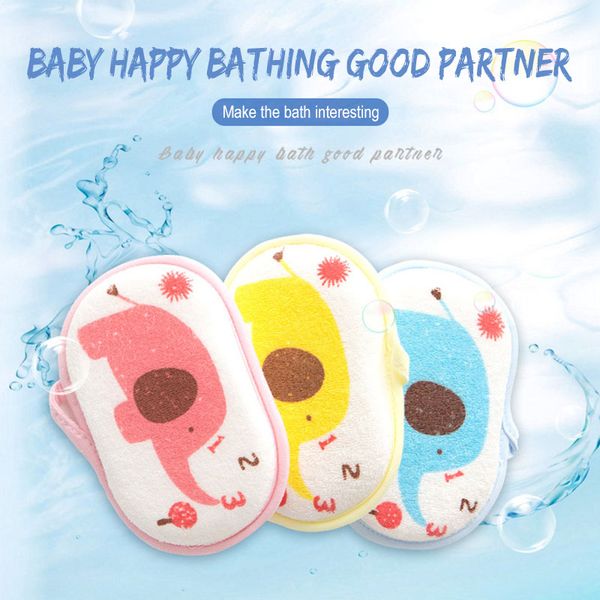 

bath flower sponge cushion baby bathing cotton animal sponge toy baby bath brushes cute cartoon bubble soft