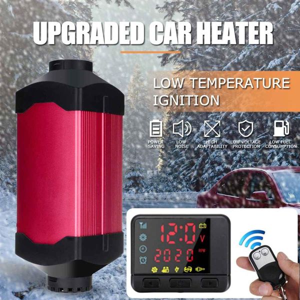 

hcalory 12v 8kw car diesels air parking heater car heater lcd remote control monitor switch + for trucks bus trailer