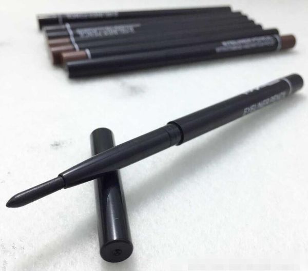 

Whole ale women makeup waterproof retractable rotary eyeliner pen eye liner pencil makeup co metic tool black brown color