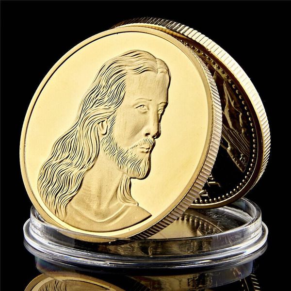 

Italian Renaissance Da Vinci Last Supper Jesus Christian 1oz Gold Plated Commemorative Coin Collection