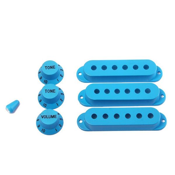 

strat guitar pickup covers knobs switch tip set for for fender stratocaster replacement accessory kit deep