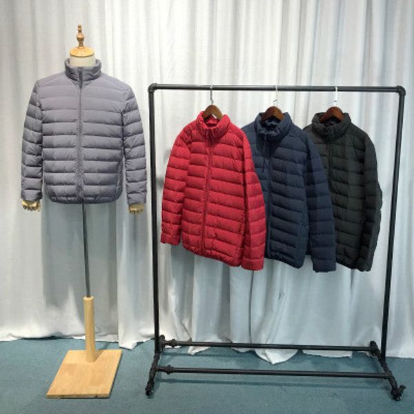 

Men Fashion Down Jacket Seam-free Boys Stand Collar Mens Casual Sports Style Clothing High Quality Trend Males Parkas 2020 Winter Coats