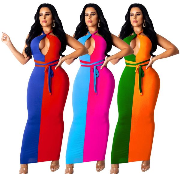 Wholesale Designer 2019 Summer Maxi Dresses Ankle Length Tight Long Bodycon Dress Off Shoulder Backless Sexy Club Party Dresses Vestidos Light Purple