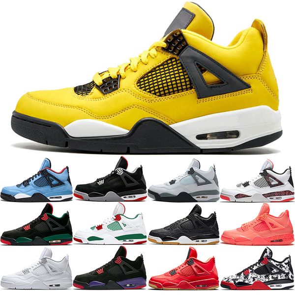 

Designer 4s OG Bred For 2019 Singles Day 4 Mens Tattoo Basketball Shoes Cactus Jack Houston Oilers Raptors Fire Red Fashion Sneakers Sports