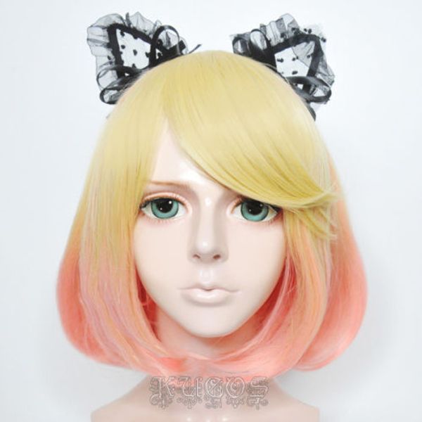 

ангелы смерти кэтрин уорд короткие косплей парик смешанные цвета, Black