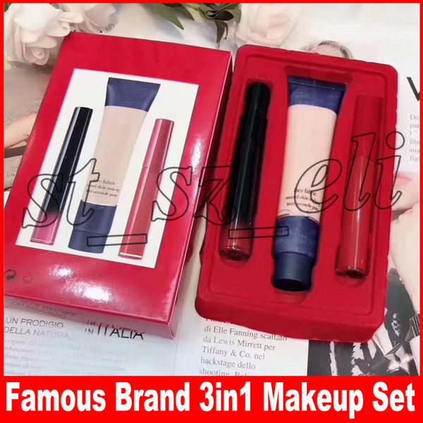 

Famous Gio Brand Make Up Set Matte 500# 400# Liquid Lipstick Lip Gloss Face Fabric Second Skin Makeup Foundation Concealer