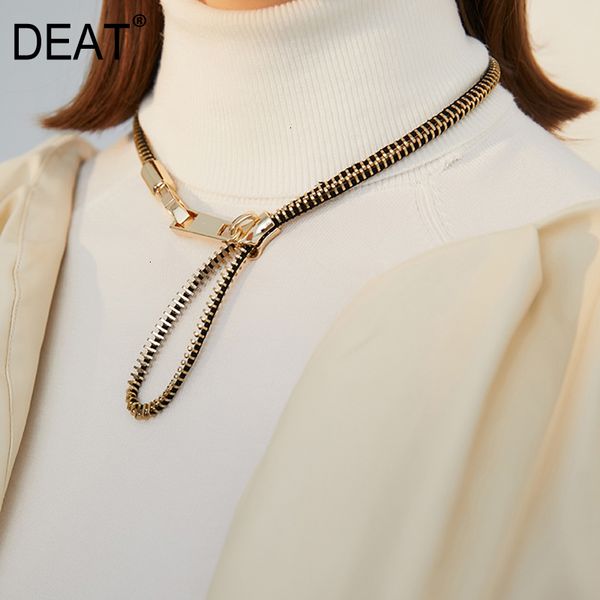 

deat] women personality short split joint simple necklace new temperament fashion tide all-match spring autumn 2019 13e526, Silver