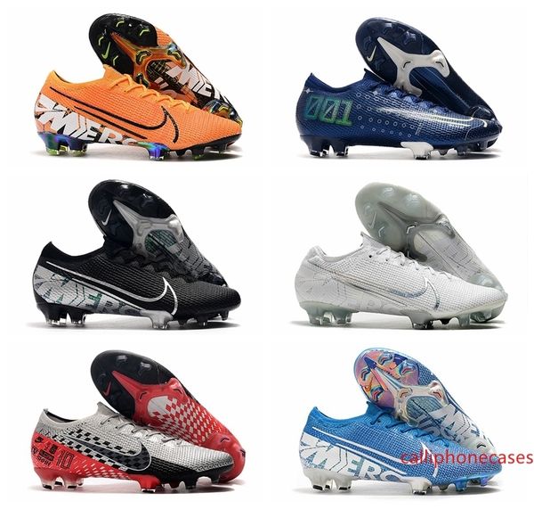 

2019 mens soccer cleats mercurial vapors 13 elite neymar fg soccer shoes outdoor cr7 football boots ronaldo scarpe da calcio