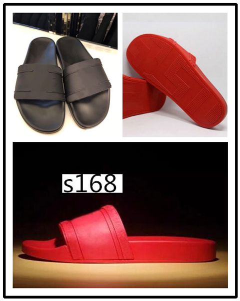 

men beach slide sandals medusa scuffs rubber slippers mens white beach fashion slip-on latest 05, Black