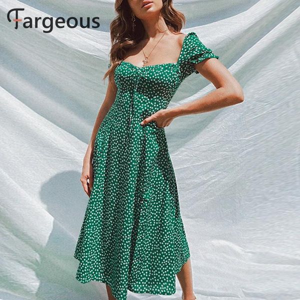 

fargeous beach bohemian summer 2019 women dress vintage party elegant female dress midi ruffle green dresses vestidos, Black;gray