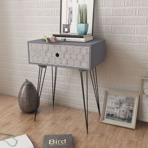 

nightstands with drawer 2 pcs grey dining room furniture