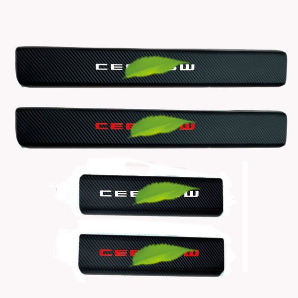 

car accessories for kia ceed sw soul sportage vinyl carbon fiber car wear plate door sill guard customizable