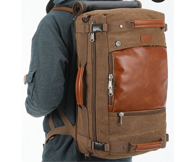 

women fashion bag casual canvas lapbackpack man computer backpack student leisure shoulder school bag
