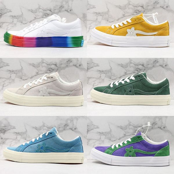 

2019 новый ttc создатель x one star golf le fleur wang замша красный синий фиолетовый зеленый розовый подсолнечник дети мужчины женщины конь