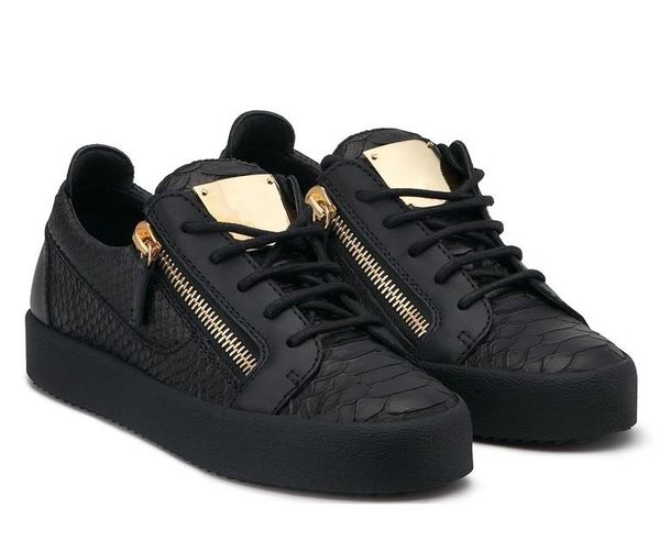 

2019 new for men party designer sneakers lovers genuine leather high studded spikes casual flats red bottom luxury shoes mxn01, Black