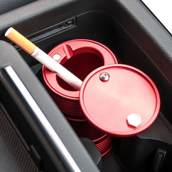 

car ashtray smokeless can vehicle cigarette holder universal cylinder holder high flame retardant ashtray manufacturer portable