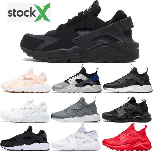 

2020 new huarache men womens shoes running shoes black red white sports trainer cushion surface breathable sports shoes 36-45