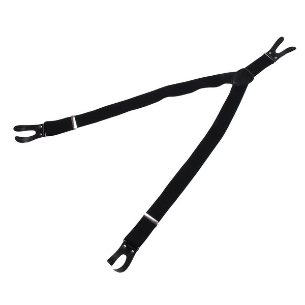 

adjustable leather women mens pants trousers suspenders shirt braces, White;black