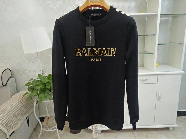 

balmain mens designer hoodies pink white black red men women designer balmain long sleeve sweatshirts size s-xl