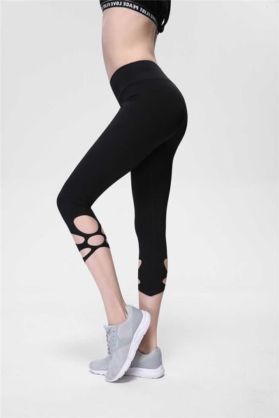 

sports-pants running high-waist women stretch hip peach thin buttocks quick-drying yoga capri pant for woman beautiful, White;red