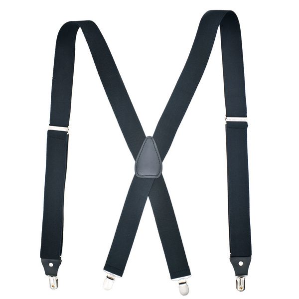 

cross-border source brand bracelet 4-clip men's bracelet e-commerce source x-type ordinary 4-clip, Black;white