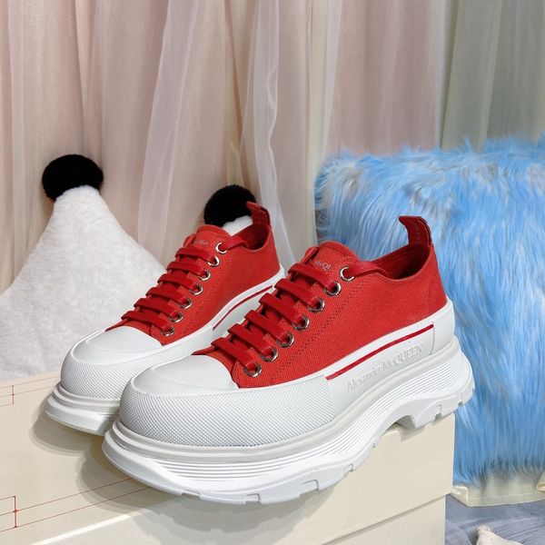 

2020 latest style fashion luxury casual sports high heels slowly increasing shoes basketball men and women flat shoes red 3ddhl in, Black