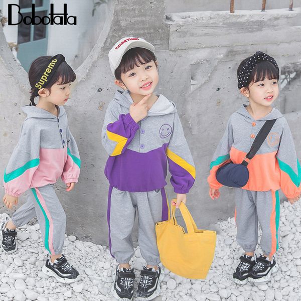 

bobotata toddler girl clothes outfits suits kids clothes infant clothing hooded long sleeve 2pcs sport suit for 1 2 3 4 5 years, White