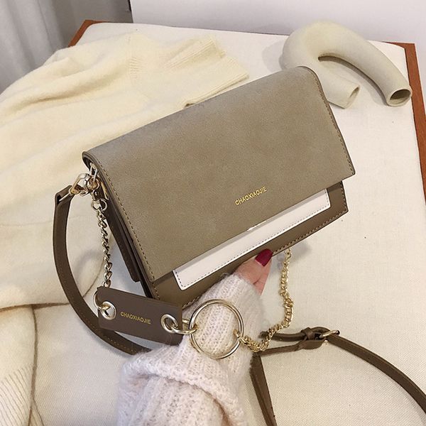 

letter print women's cross-body bag scrub pu leather lady shoulder messenger bag wide strap mini travel purses