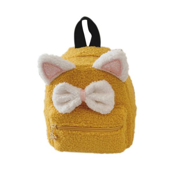 

toddler kid girl backpack cute 3d ears bow plush mini backpack baby kindergarten school bag