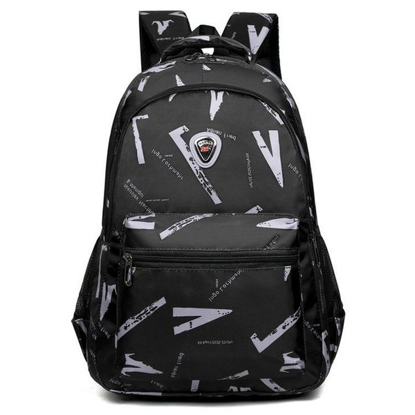 

men backpacks school bag for boys teen girls back pack large nylon college student bagpack leisure eometric patterns 2020 new