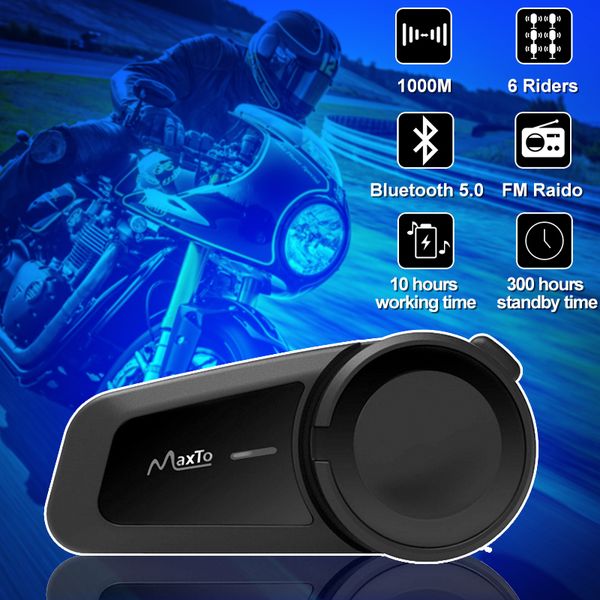 

vcoros new upgraded version voice prompt m2 wireless motorcycle helmet bluetooth headset real-time multiplayer group intercom